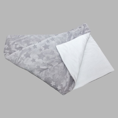 Плед Звёзды Чуди Кидс 209125Ц1-1 серый 01